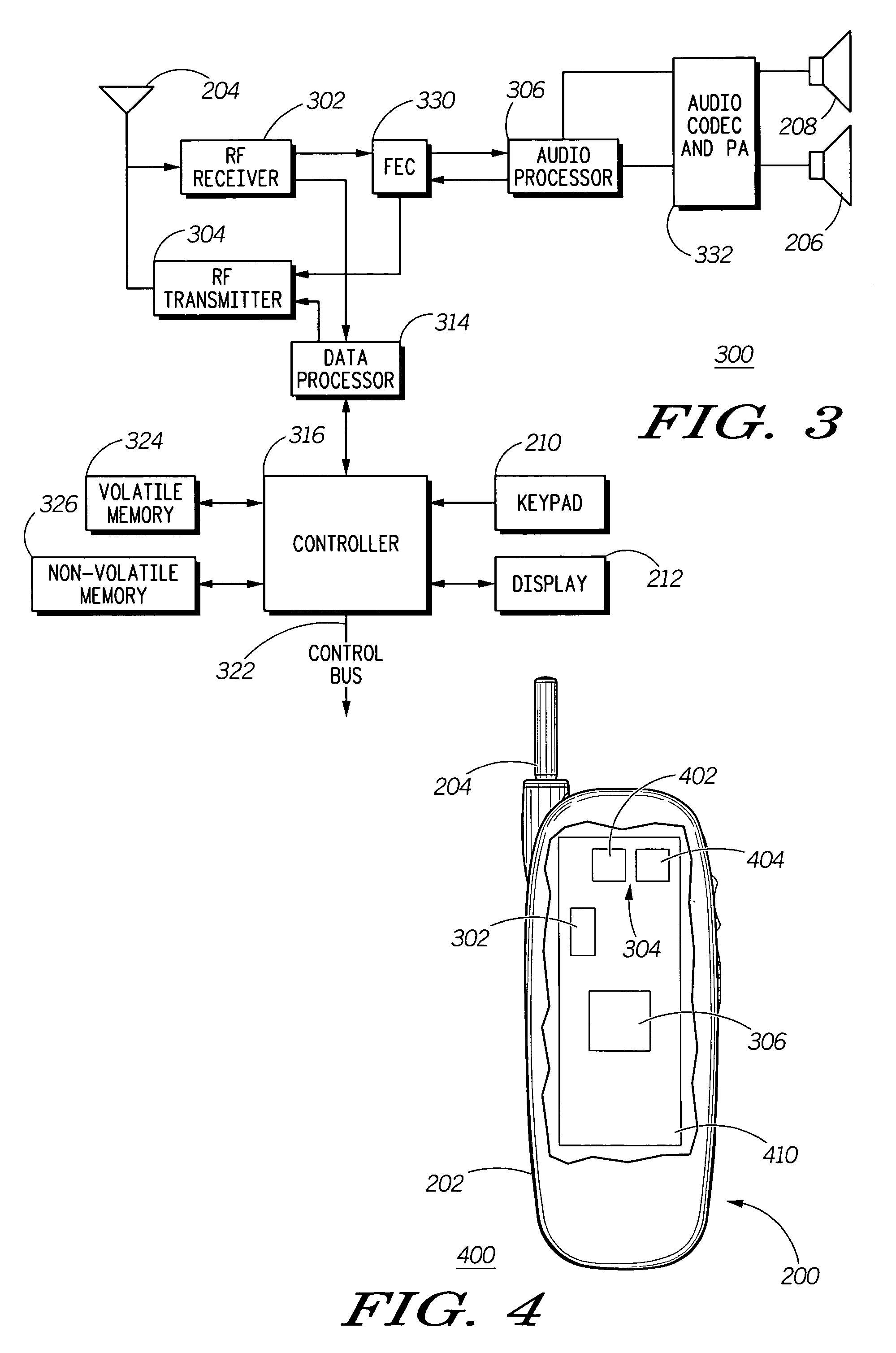 Amplifier with varying supply voltage and input attenuation based upon supply voltage