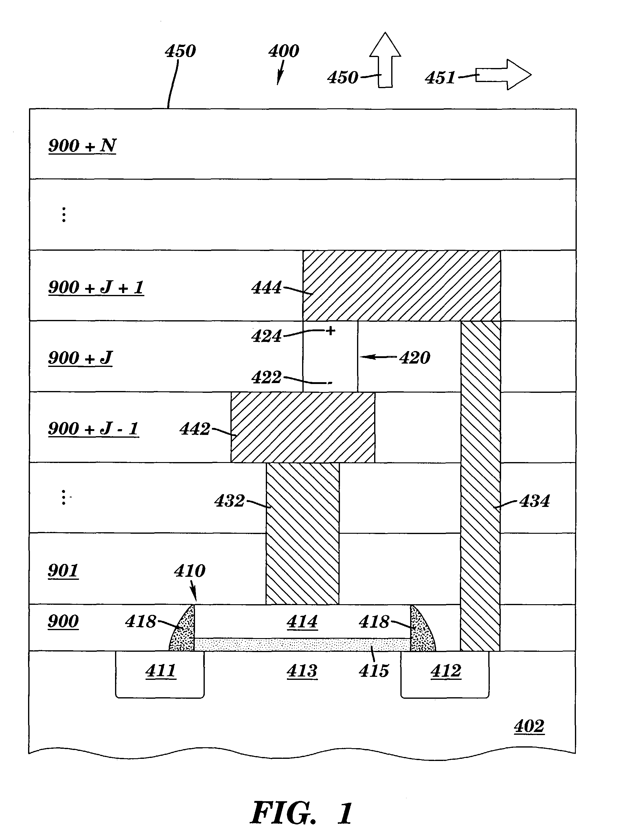Apparatus and method for forming a battery in an integrated circuit