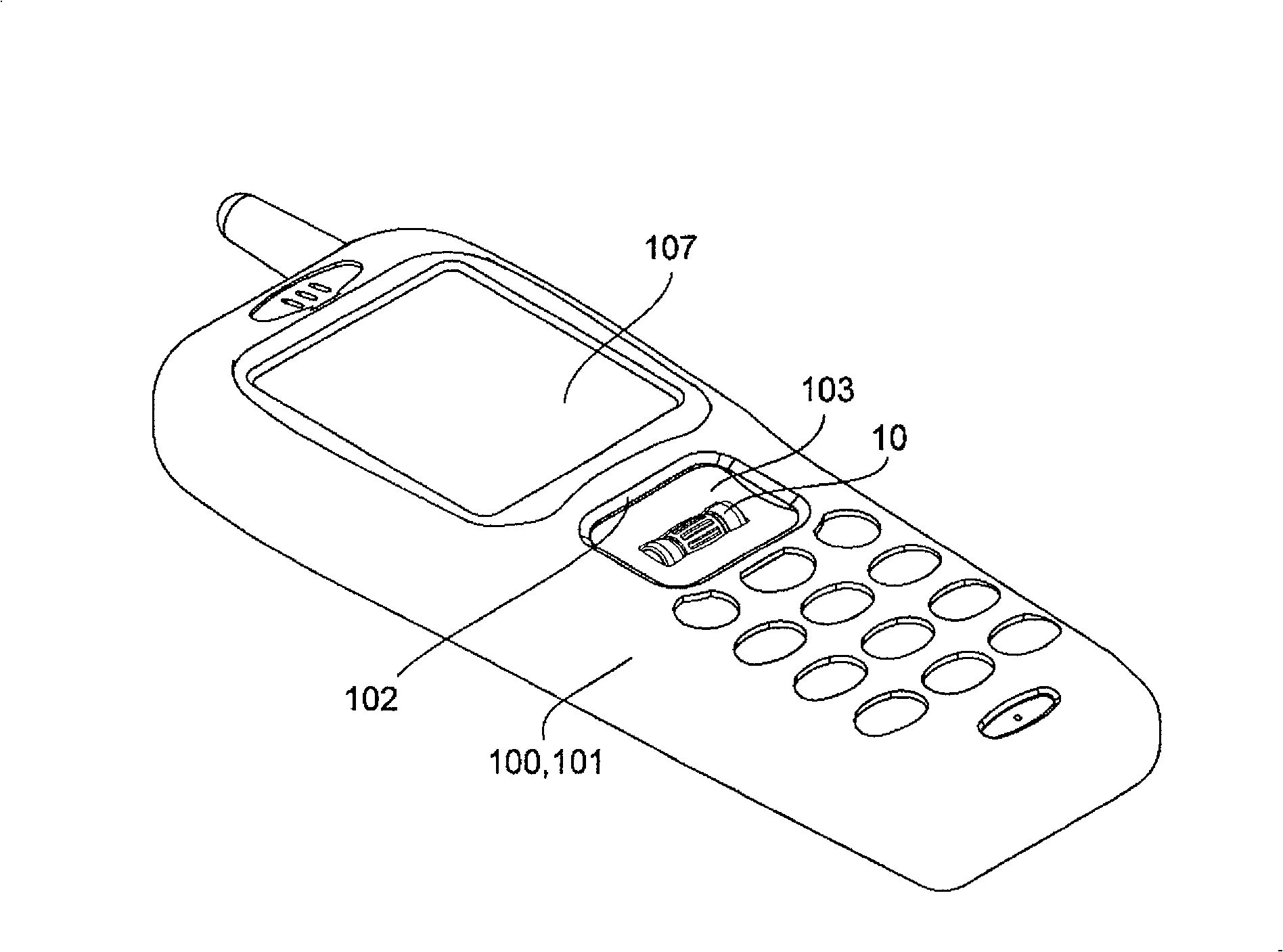 Rotating and pressing operation type electronic component and electronic device using the same