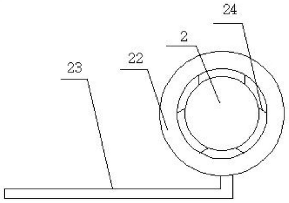 Automatic mistake-proof external-connected assembling device and assembling method for automobile shock absorber