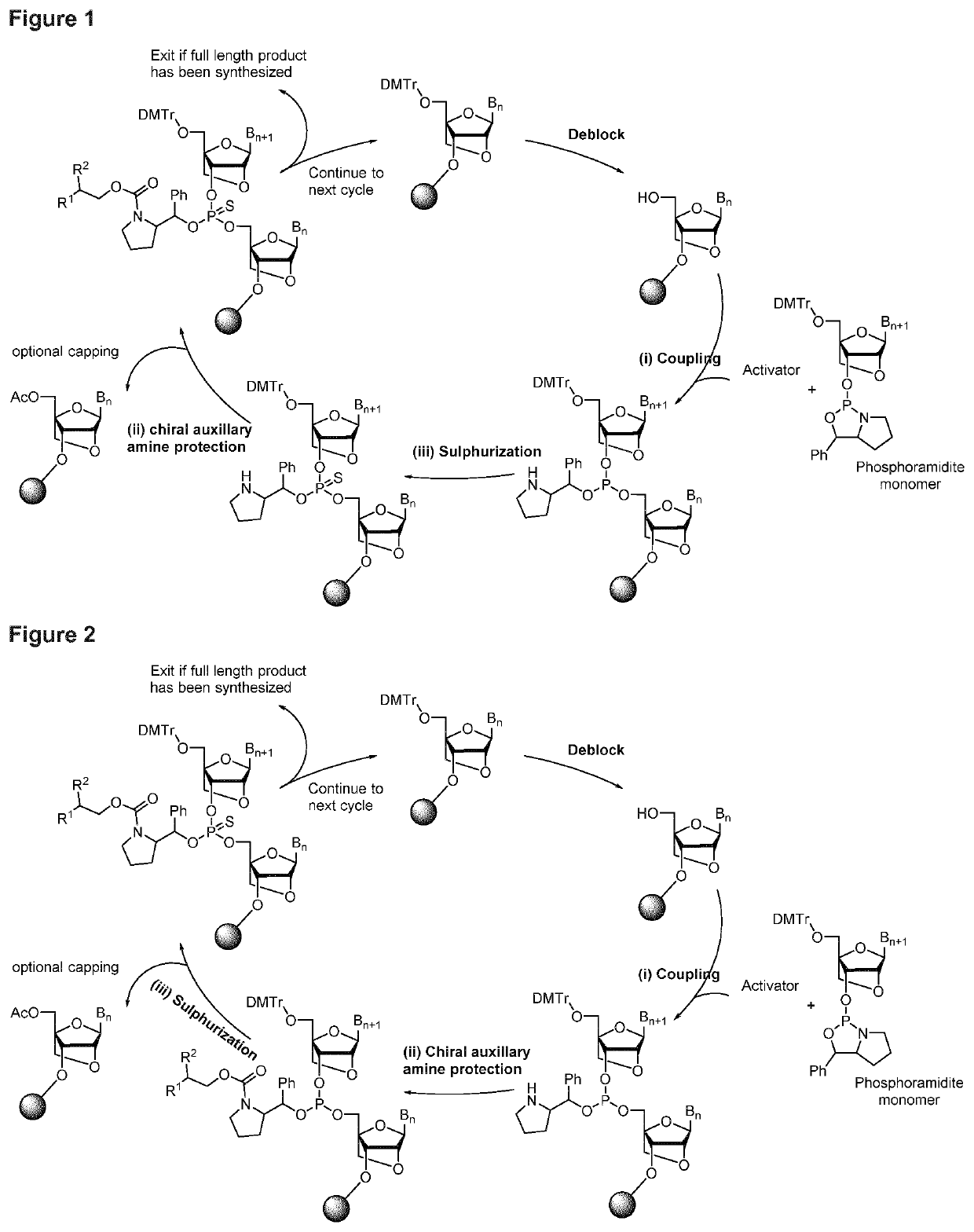 Orthogonal protecting groups for the preparation of stereodefined phosphorothioate oligonucleotides