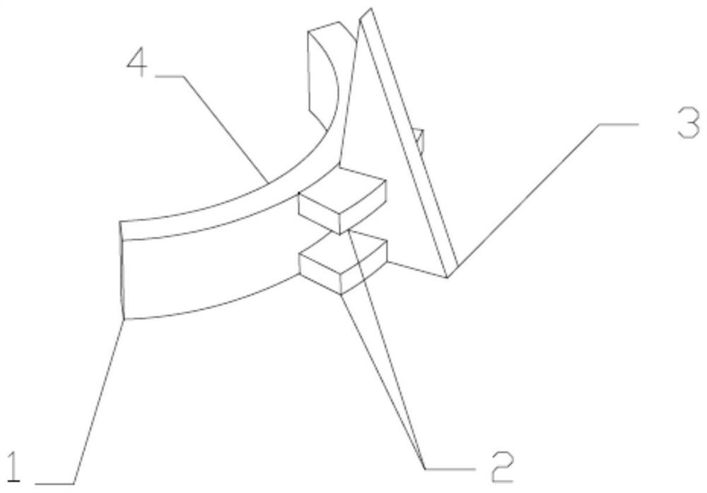 BIM 5D-based cast-in-place concrete inclined cylinder construction method and measuring tool