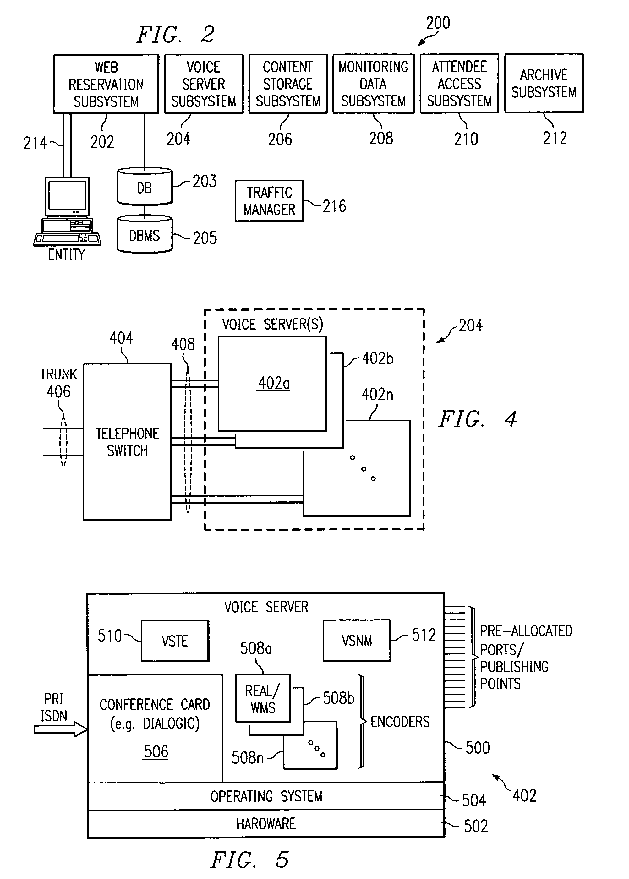 Method of, and system for, webcasting with just-in-time resource provisioning, automated telephone signal acquisition and streaming, and fully-automated event archival