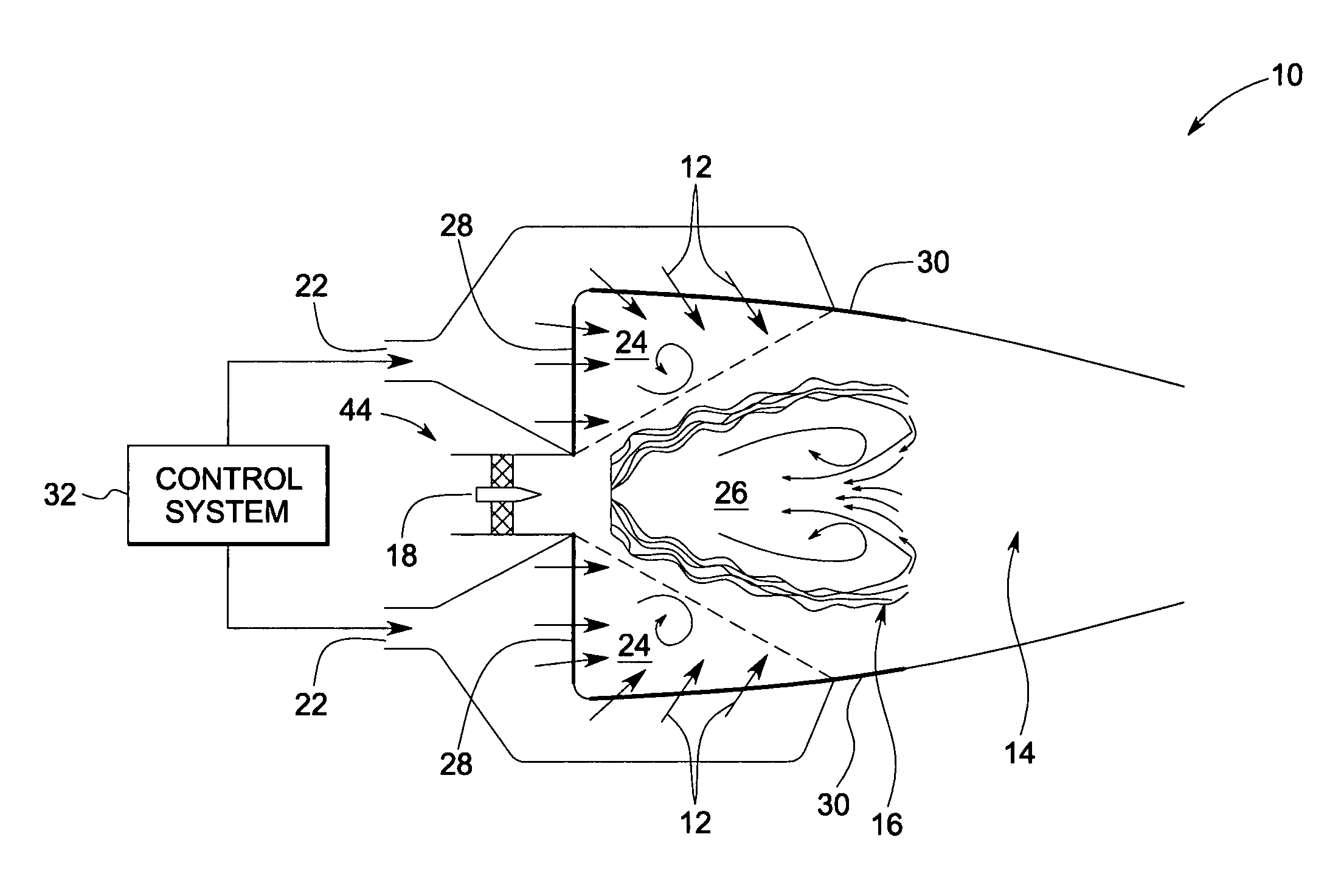 System for controlling combustion dynamics and method for operating the same