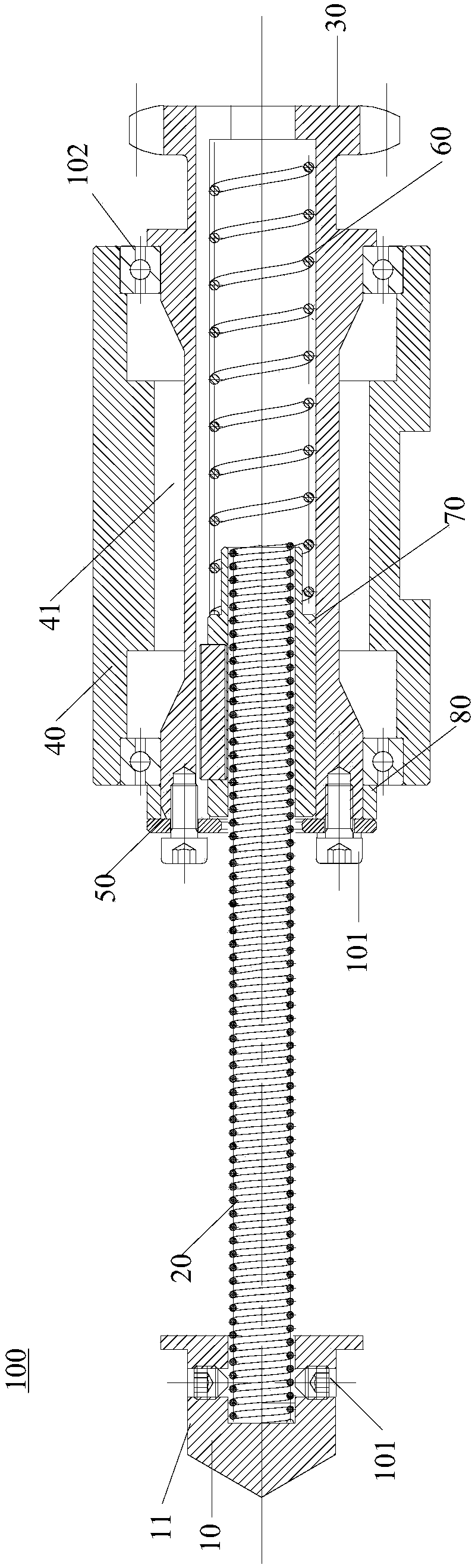 Compensator driving device and compensator