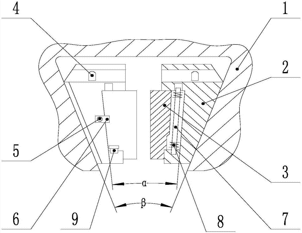 Application method of adjustable wedge-shaped chuck for tensile strength tests