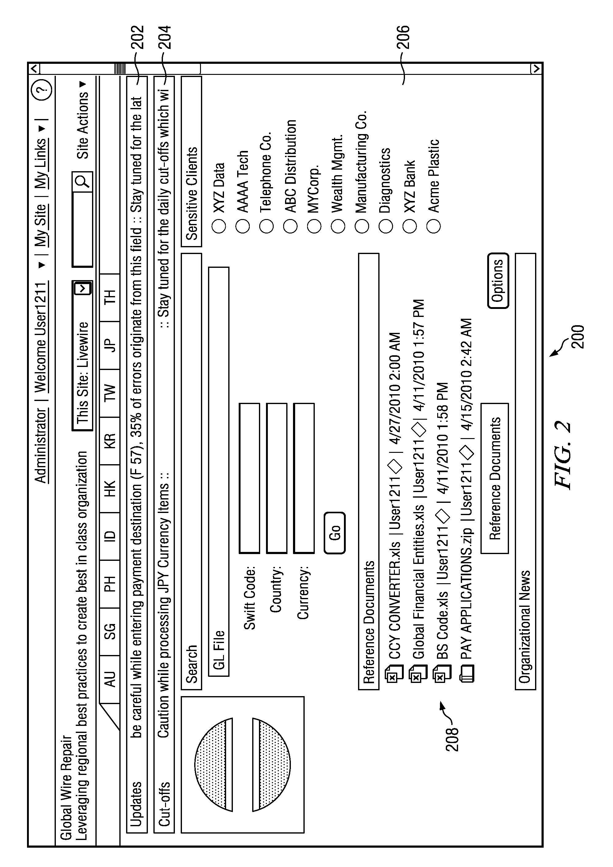 Payment processing information system