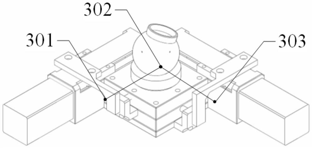 An industrial robot pose measurement target device and joint position sensitive error calibration method