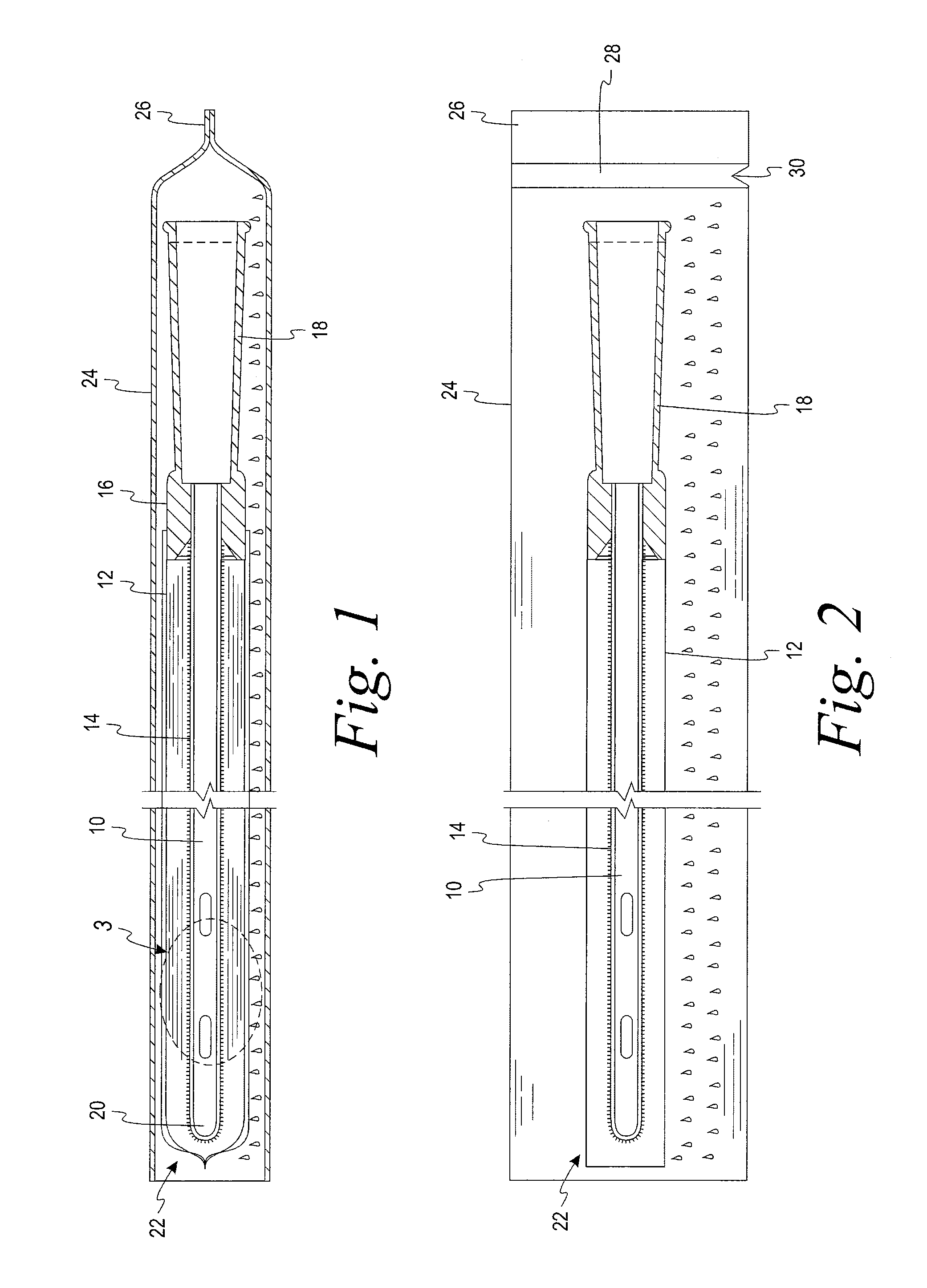 Vapor hydrated medical device with low surface energy sleeve
