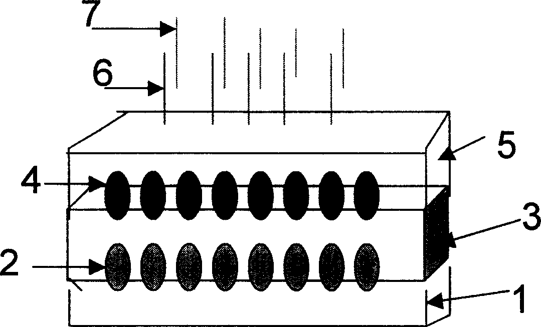 Multilayer colloid crystal based biomolecule detecting method