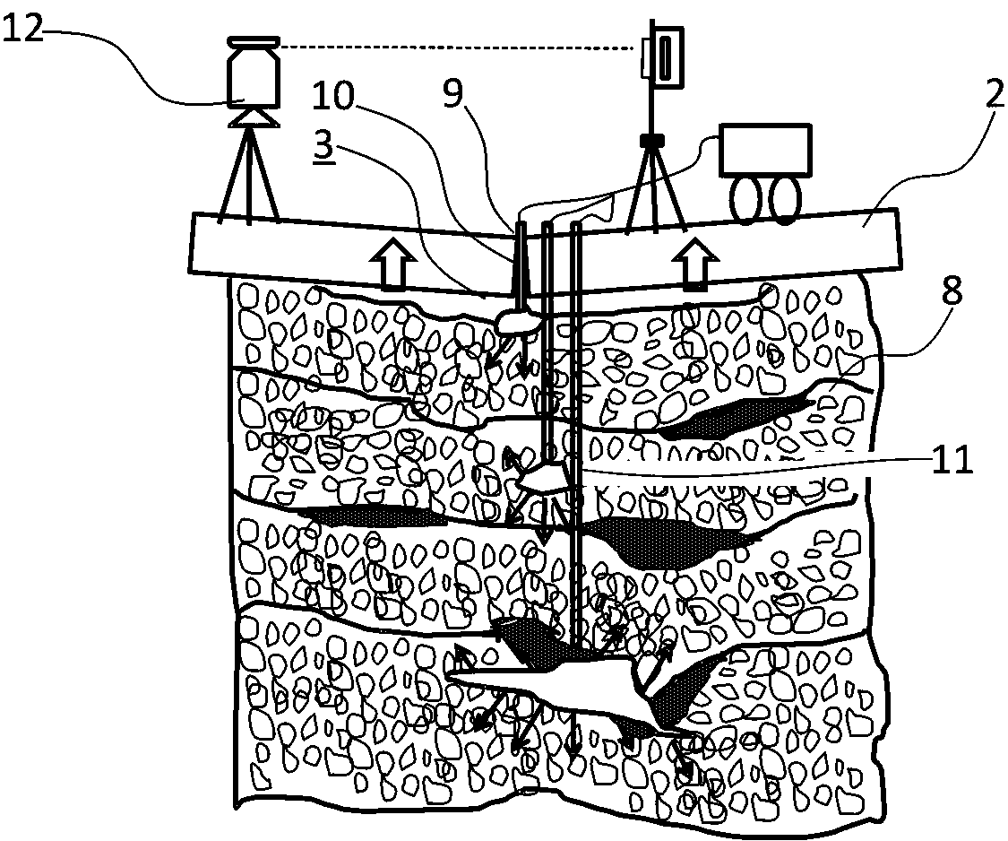 A method for non-destructive identification of floor diseases and rapid micro-damage repair of floor diseases