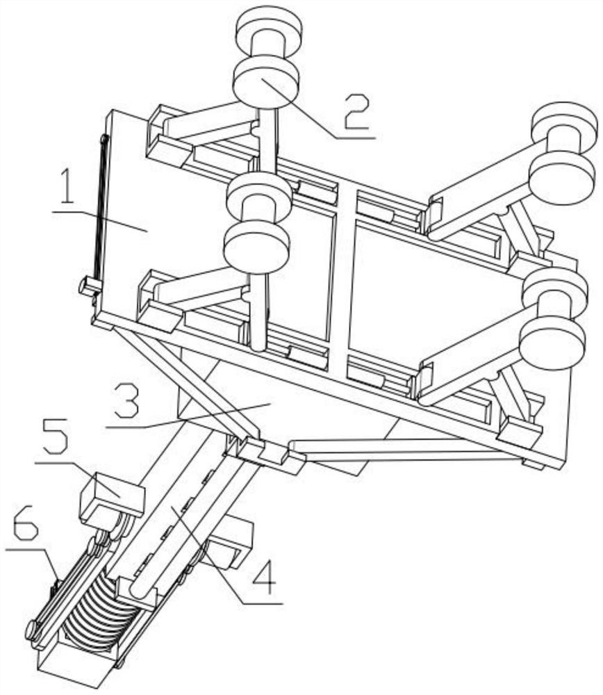 Pinecone picking device for forest area