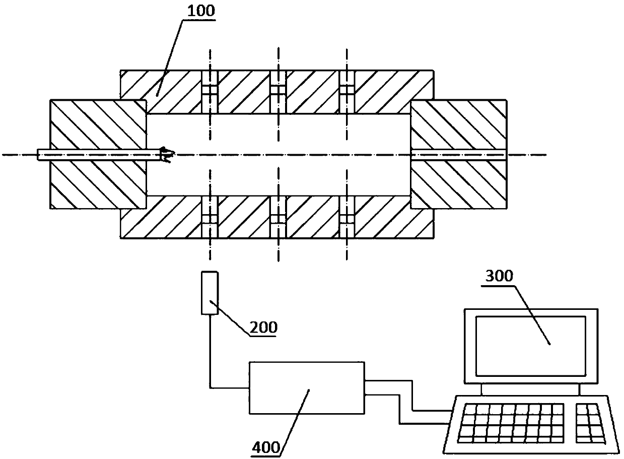 A thermal ionization plasma generation test device and its density test and control method