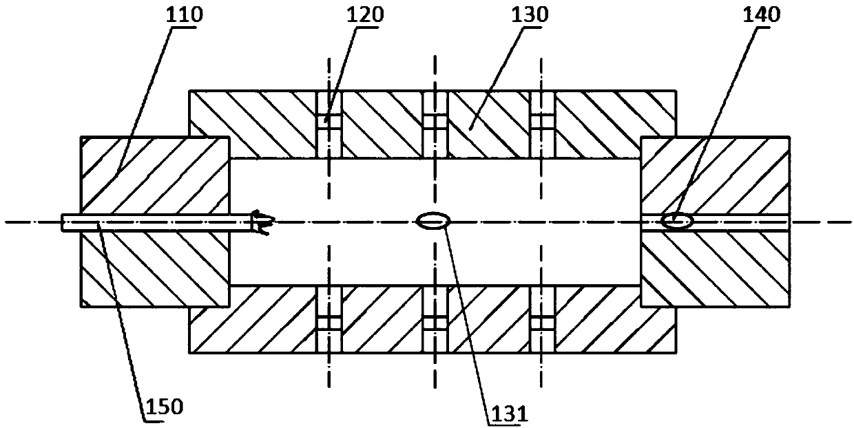 A thermal ionization plasma generation test device and its density test and control method