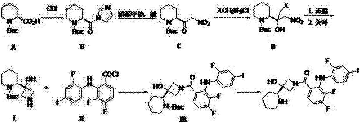 A kind of synthetic method of s-3-(piperidin-2-yl)-azetidin-3-alcohol