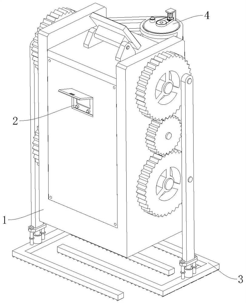 Self-propelled quantitative fertilizer spreading device and working method