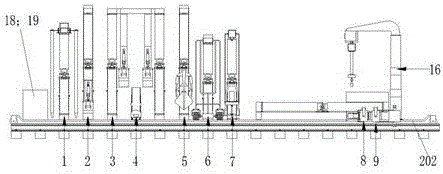 Automatic sleeper replacing machine with pillow end stone picker