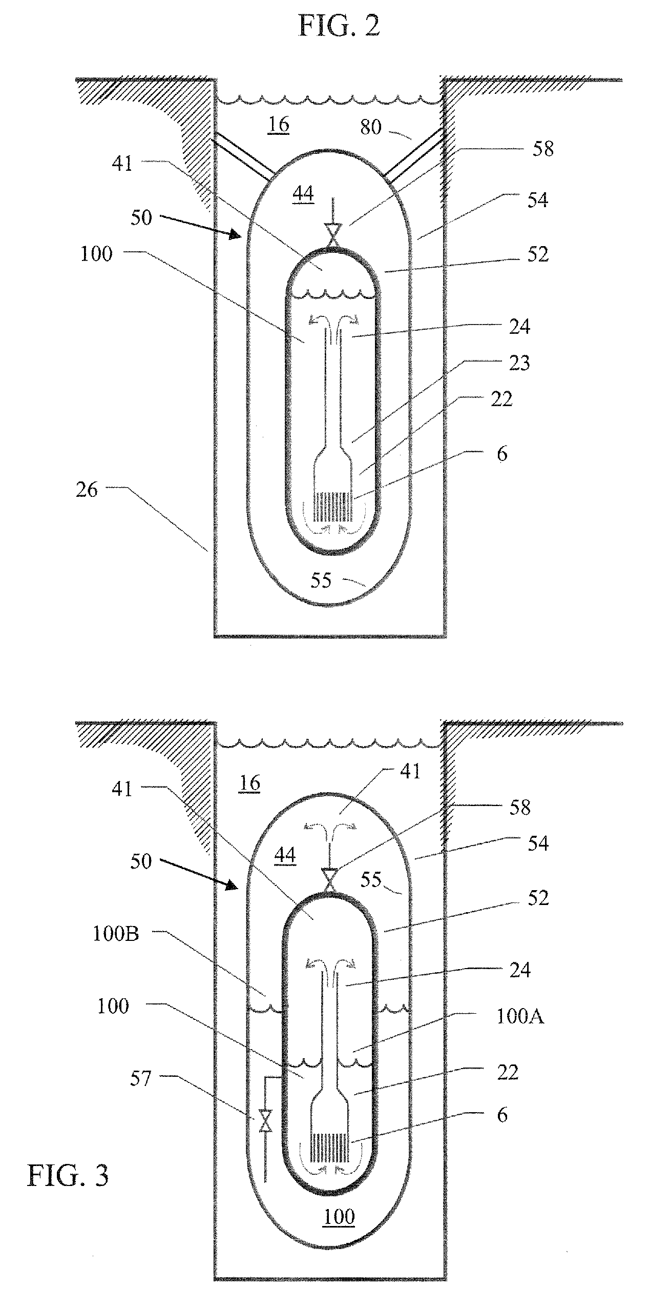 Internal dry containment vessel for a nuclear reactor