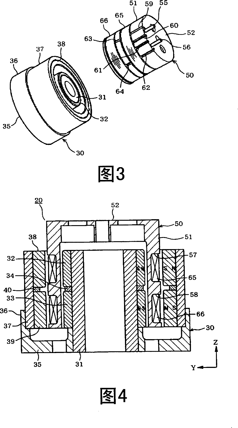 Linear motion actuator, component holding device and die bonding device using the same