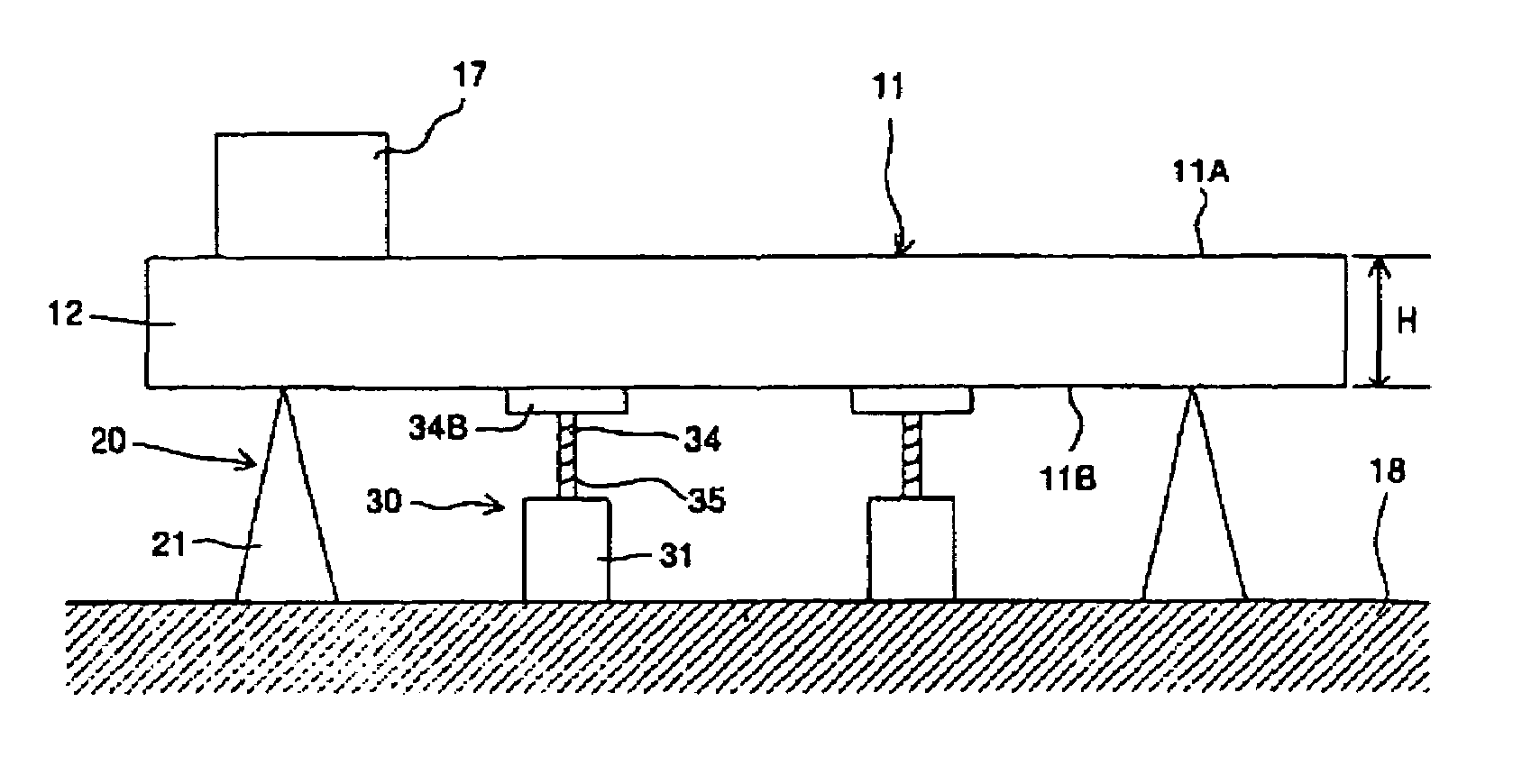 Plain surface stage apparatus