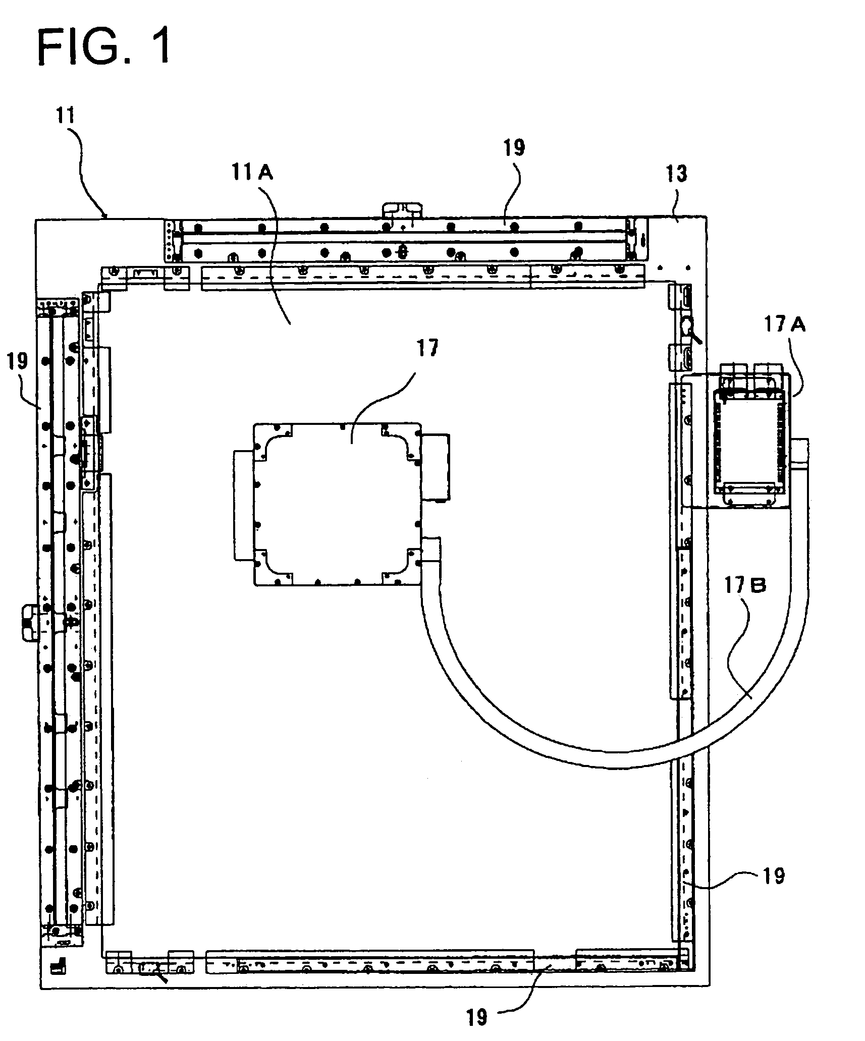 Plain surface stage apparatus