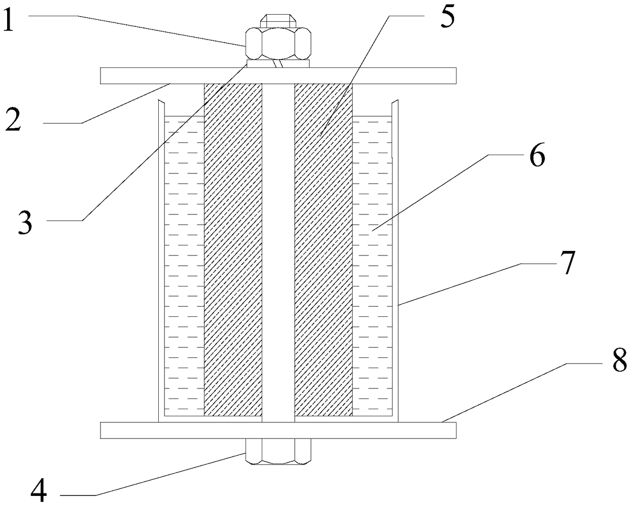 Paste filling material laboratory curing method for simulating actual stope environment