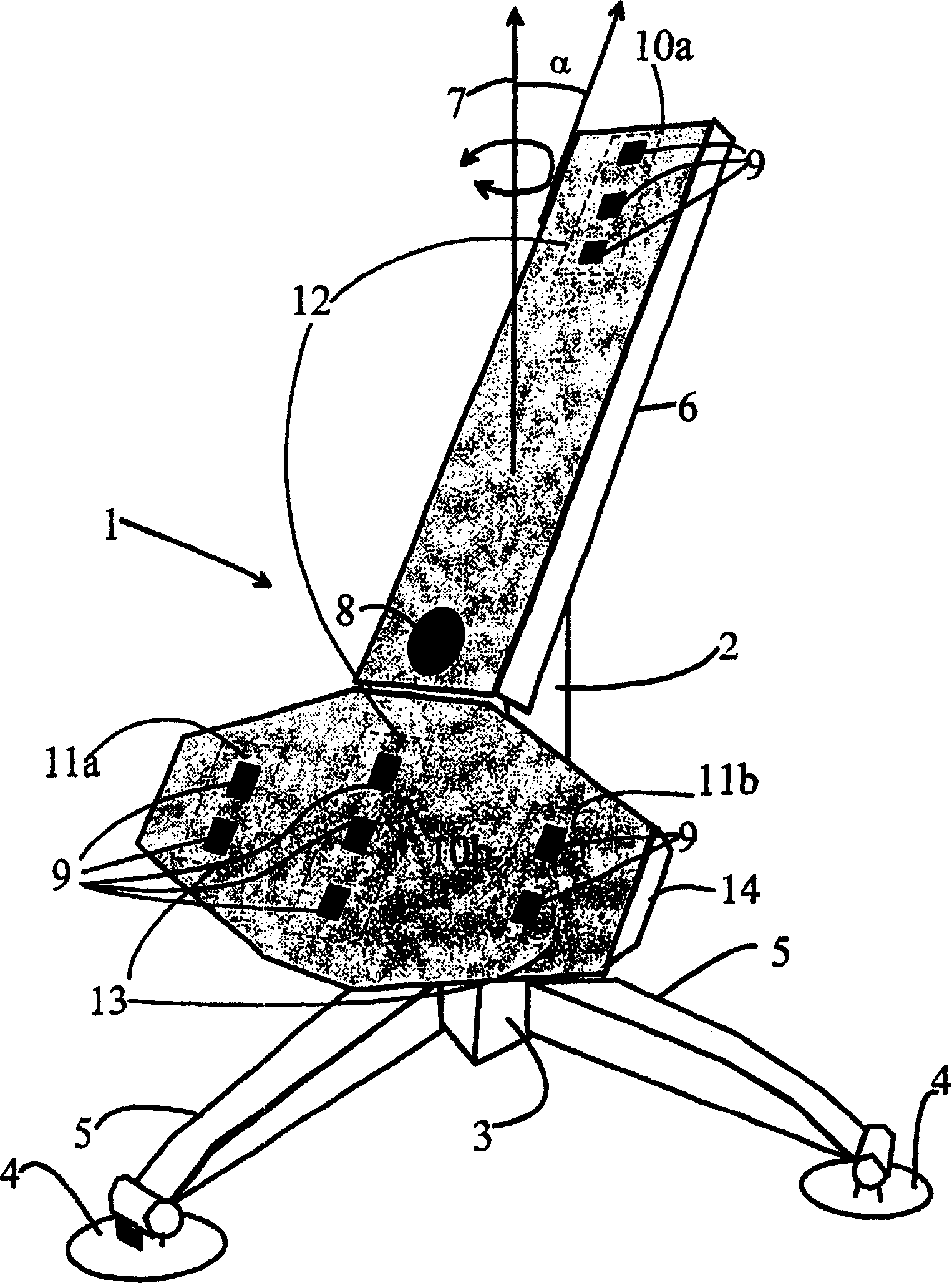 Antenna system and method for measuring the azimuth and elevation angles of an active, signal sending radiosonde