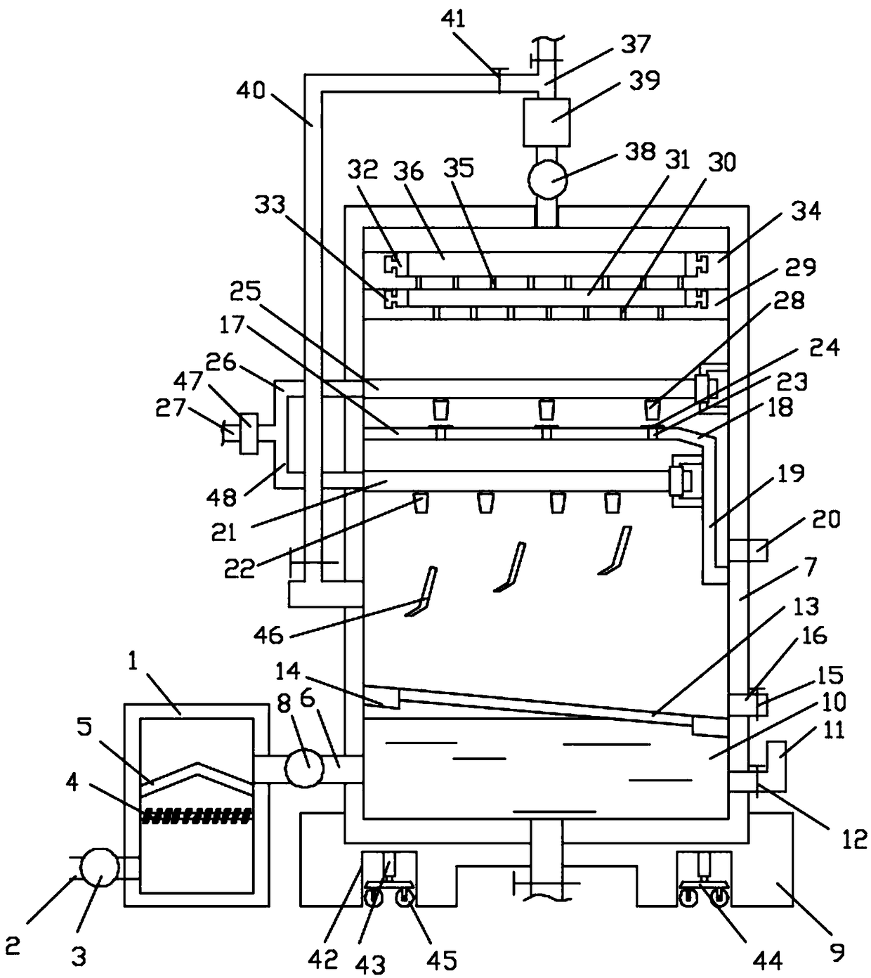 Exhaust gas treatment device