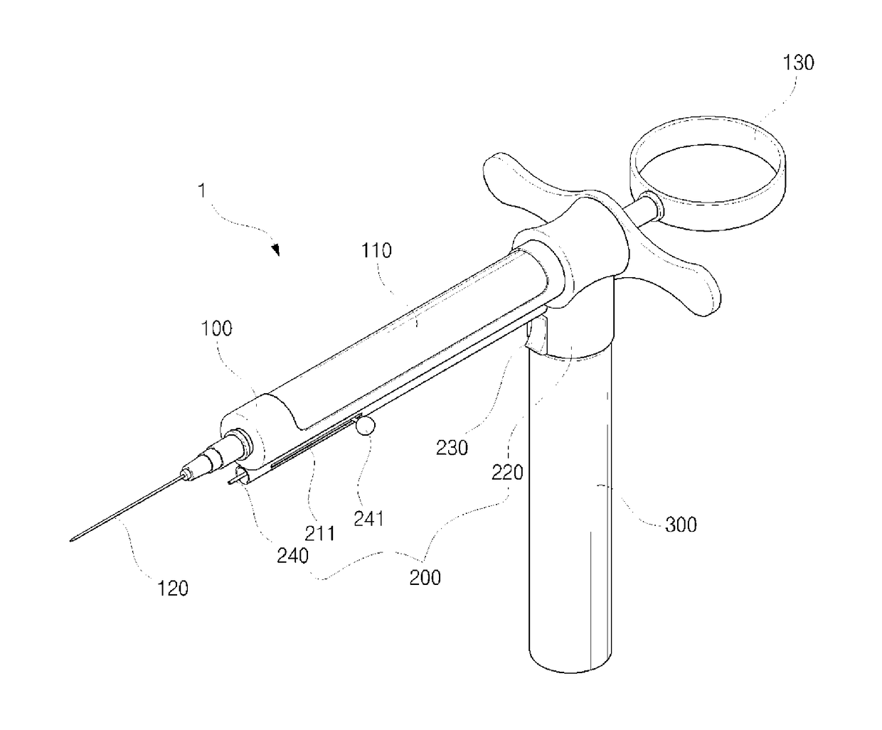 Composite anesthesia device for medical use