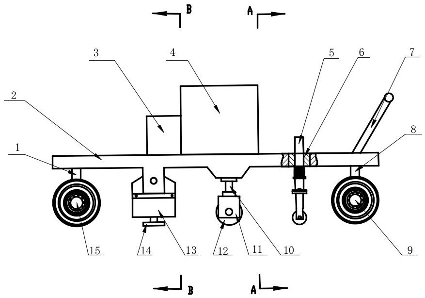 Road leveling device
