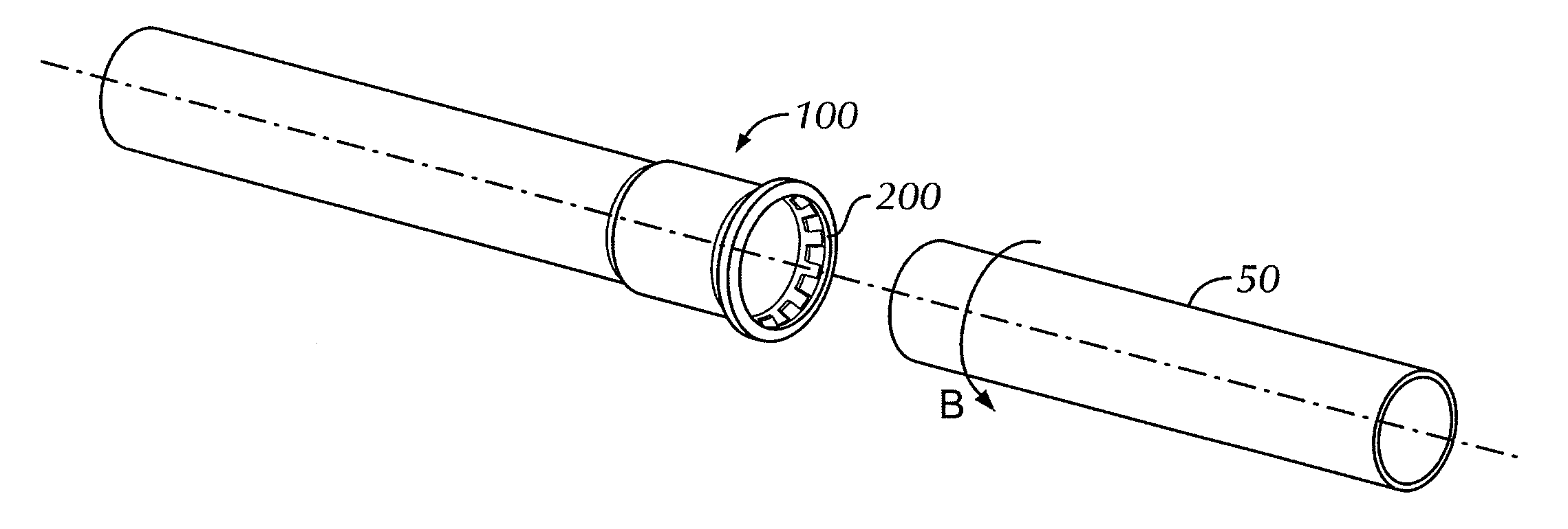 Tool-free metal conduit connector and related methods