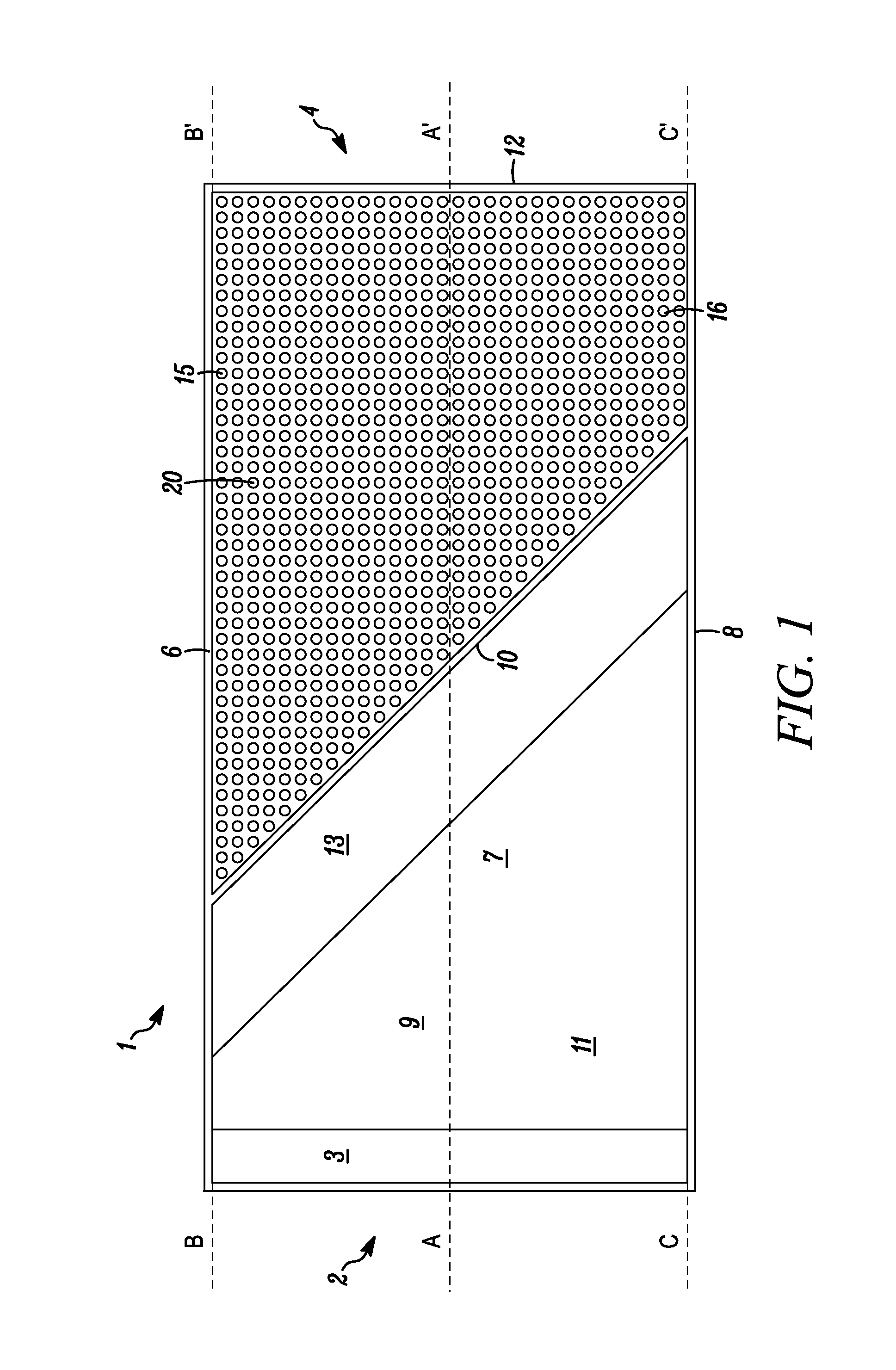 Method and apparatus for dampening waves in a wave pool