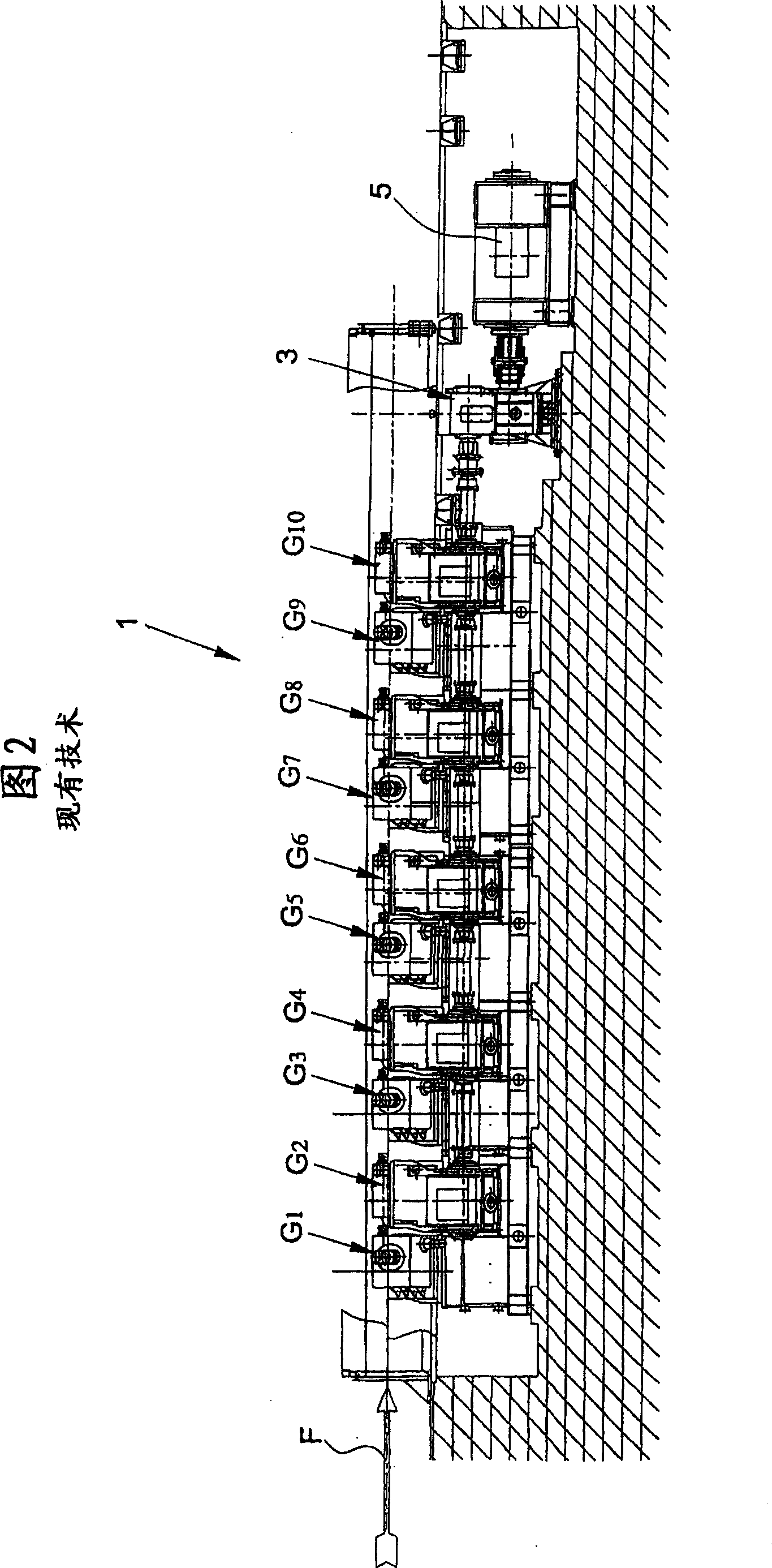 Finishing monoblock for a billet lamination plant for producing high-quality wire rods