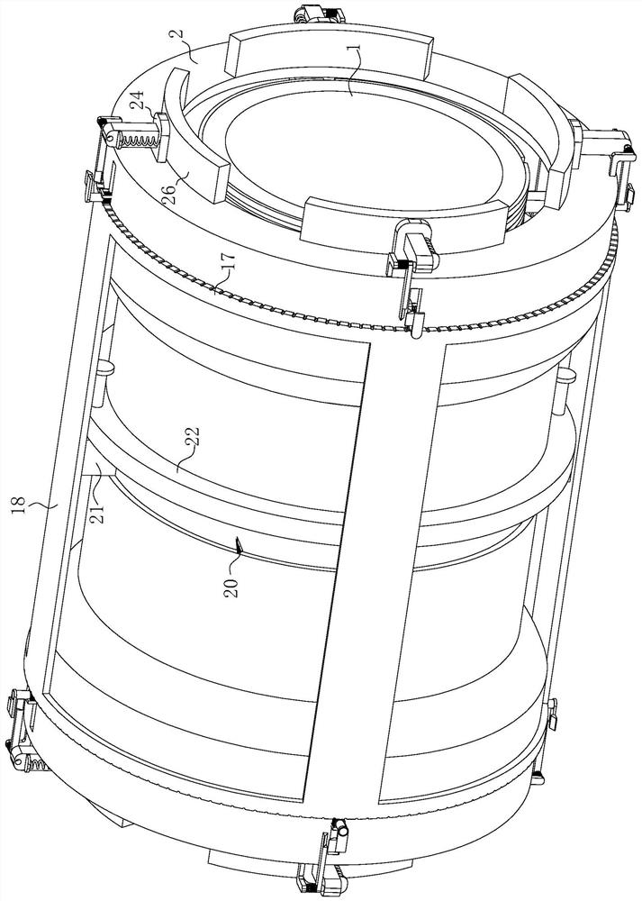 Firmly-connected hose compensator