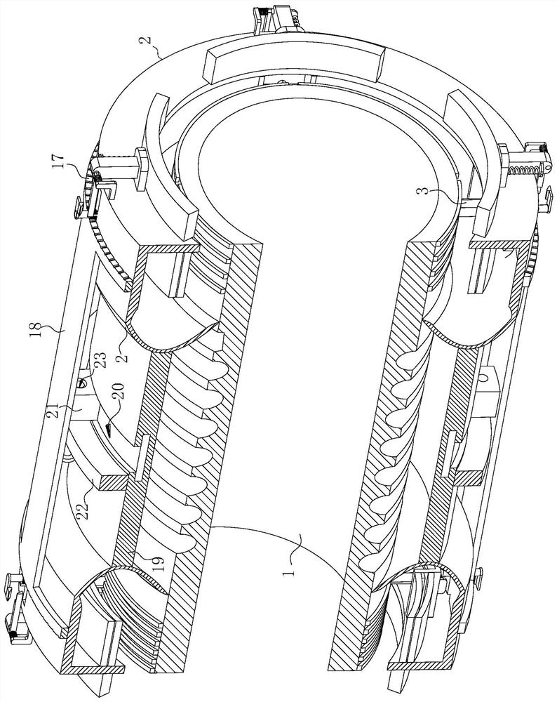 Firmly-connected hose compensator