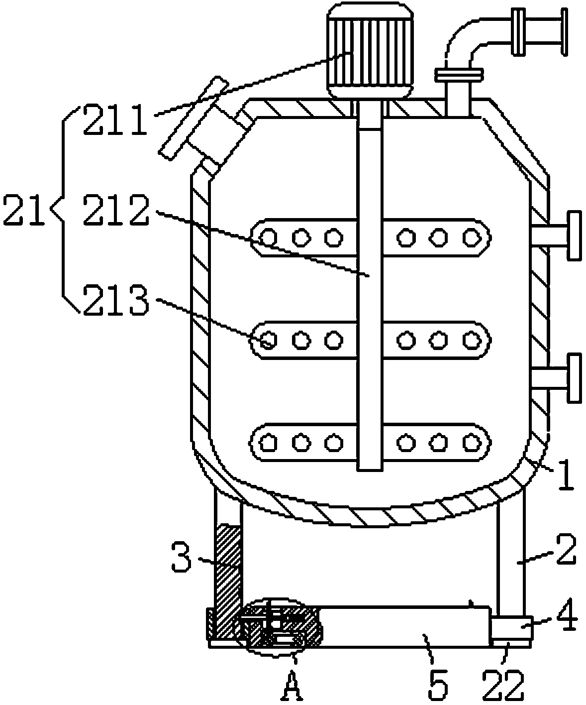 Fermentation kettle for producing cosmetic biological surfactant microemulsions