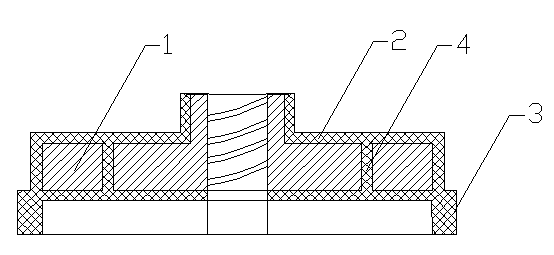 Method for producing cloth-plastic hot water bag