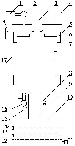 Heating furnace for conducting microwave treatment on ore and application method of heating furnace