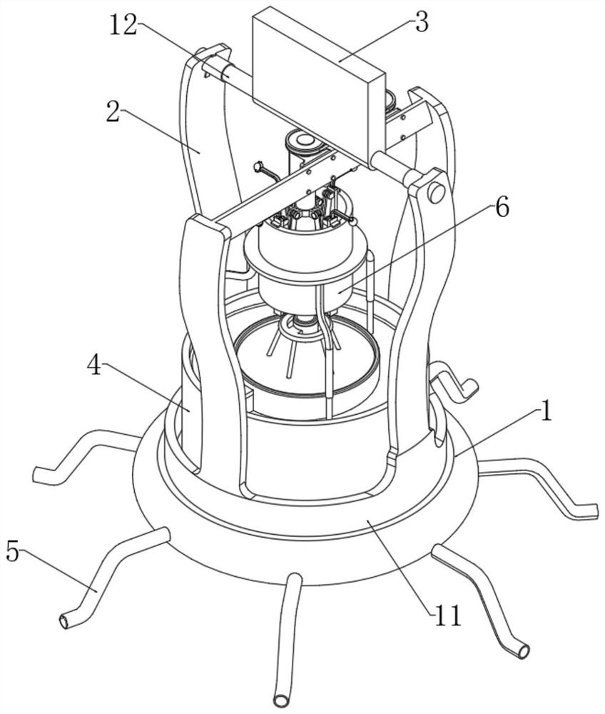 Disease monitoring device in large-scale livestock and poultry breeding scene