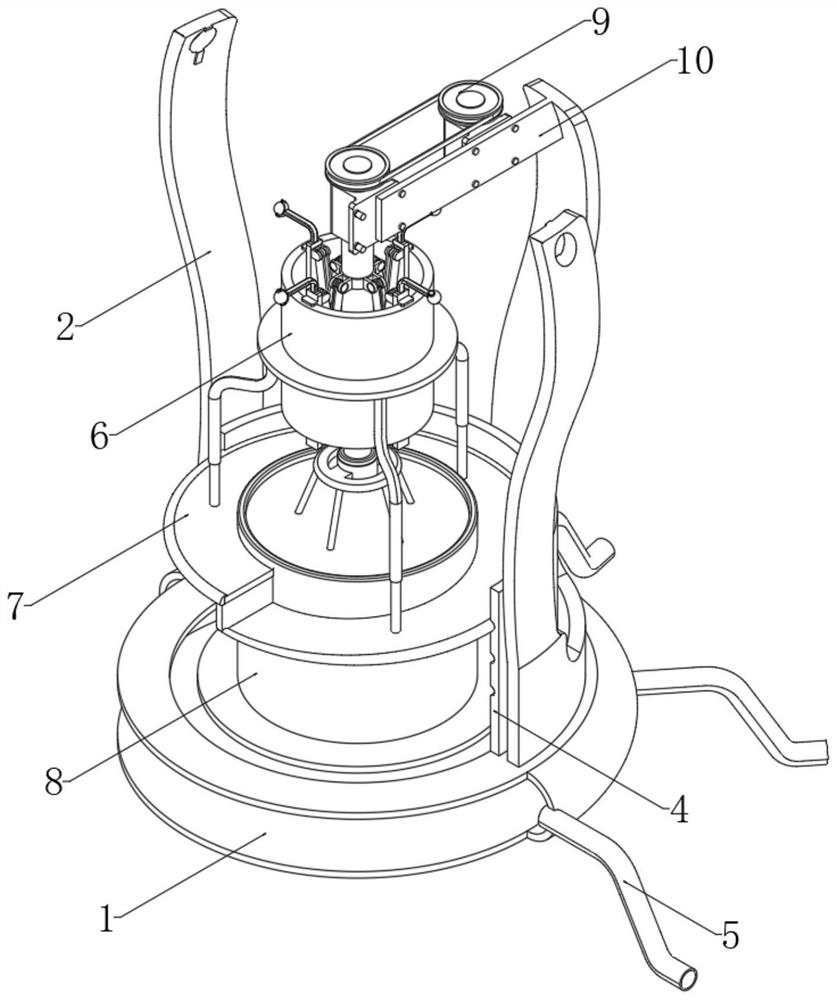 Disease monitoring device in large-scale livestock and poultry breeding scene