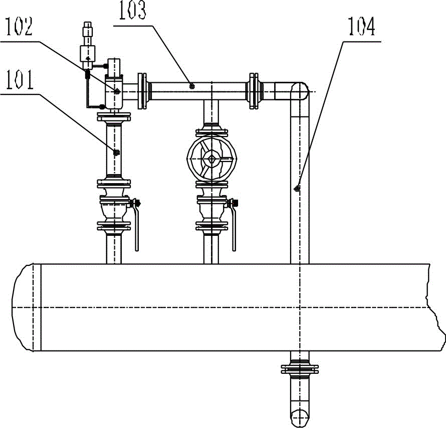 Fuel gas pressure regulation device for city gas gate station
