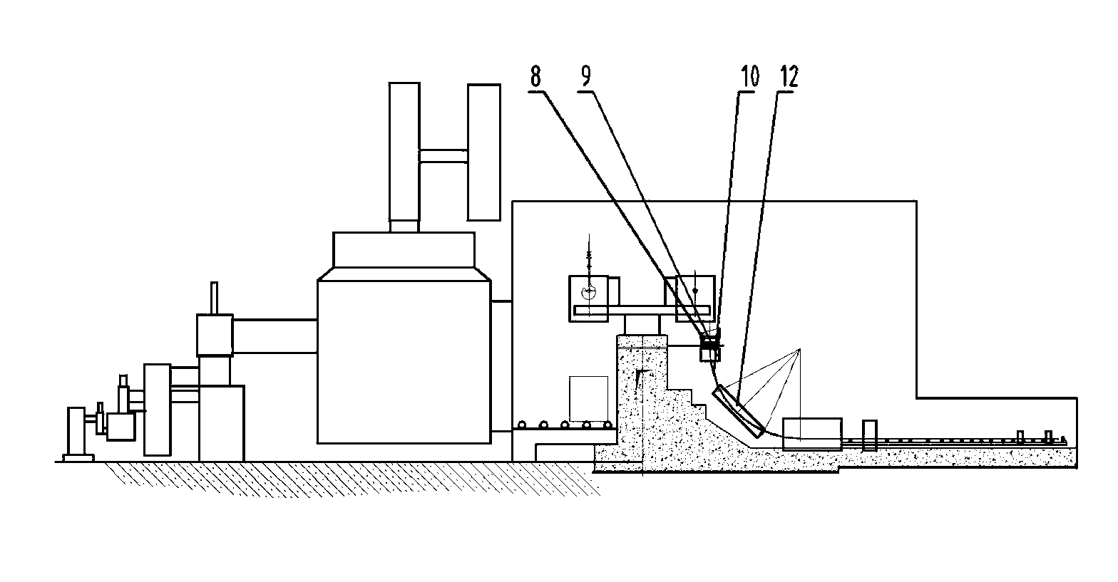 Vacuum continuous casting device and method for alloy billets