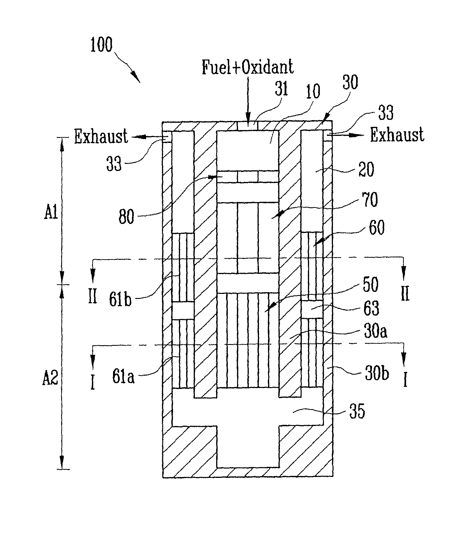 Catalytic combustor and fuel reformer having the same