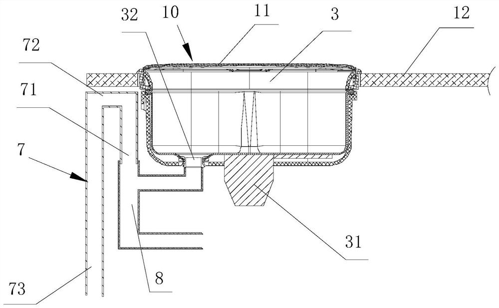 A kind of washing equipment with auxiliary cleaning function