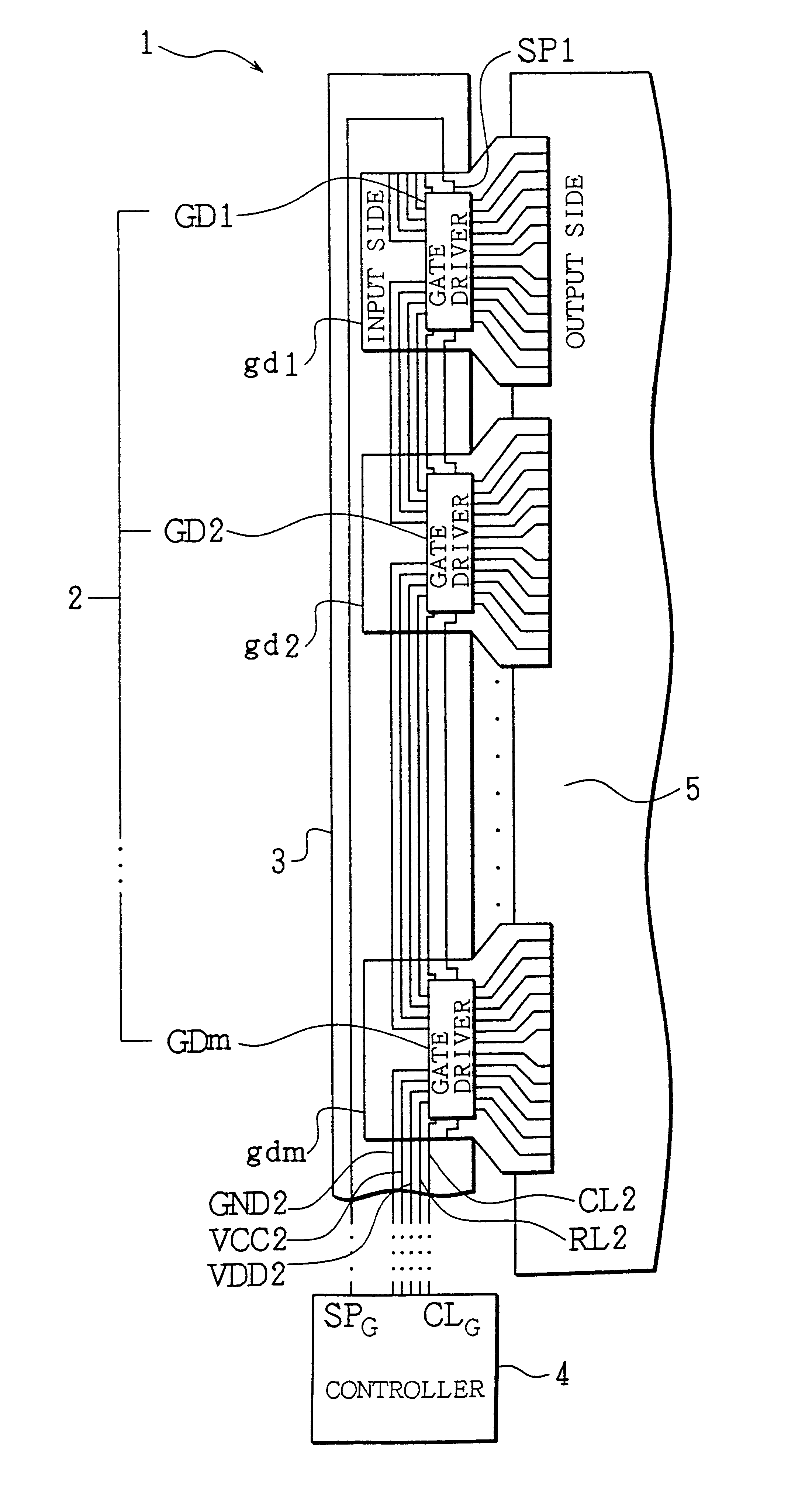 Display driving device and manufacturing method thereof and liquid crystal module employing the same