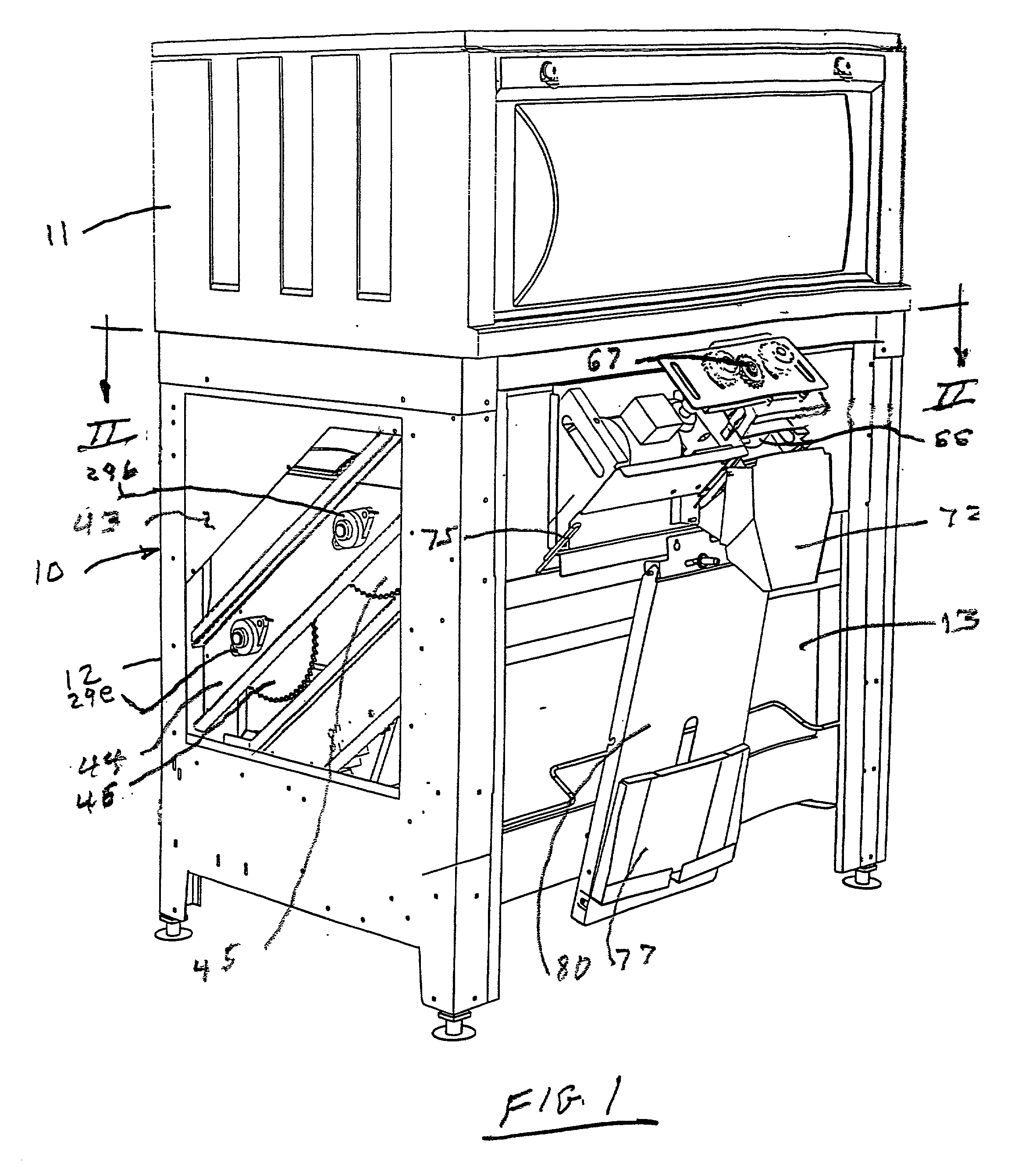 Apparatus for removal of ice from a storage bin