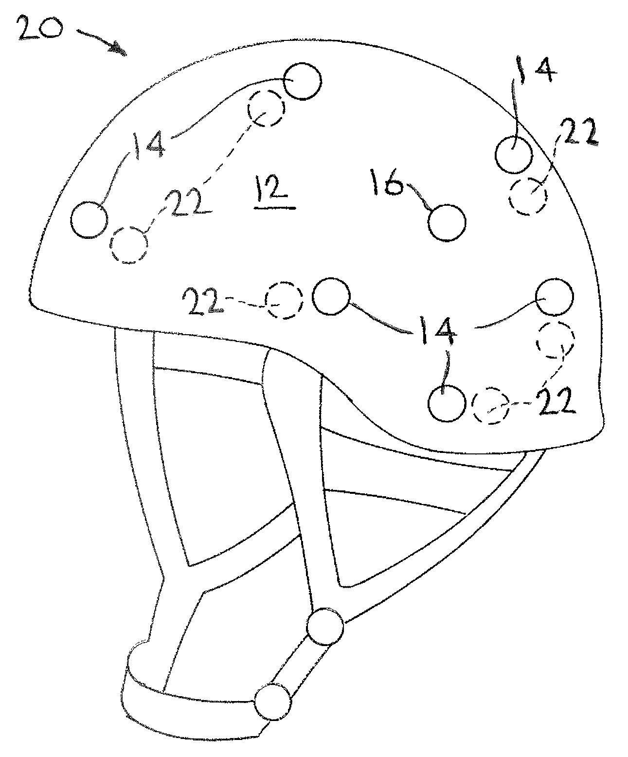 Helmet blastometer