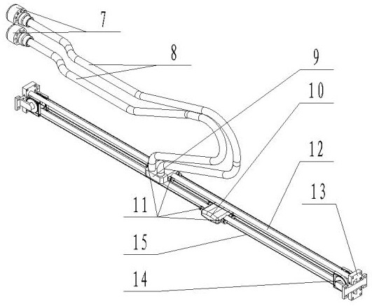 An adaptive floating breathing device and a breathing oil tank with the breathing device