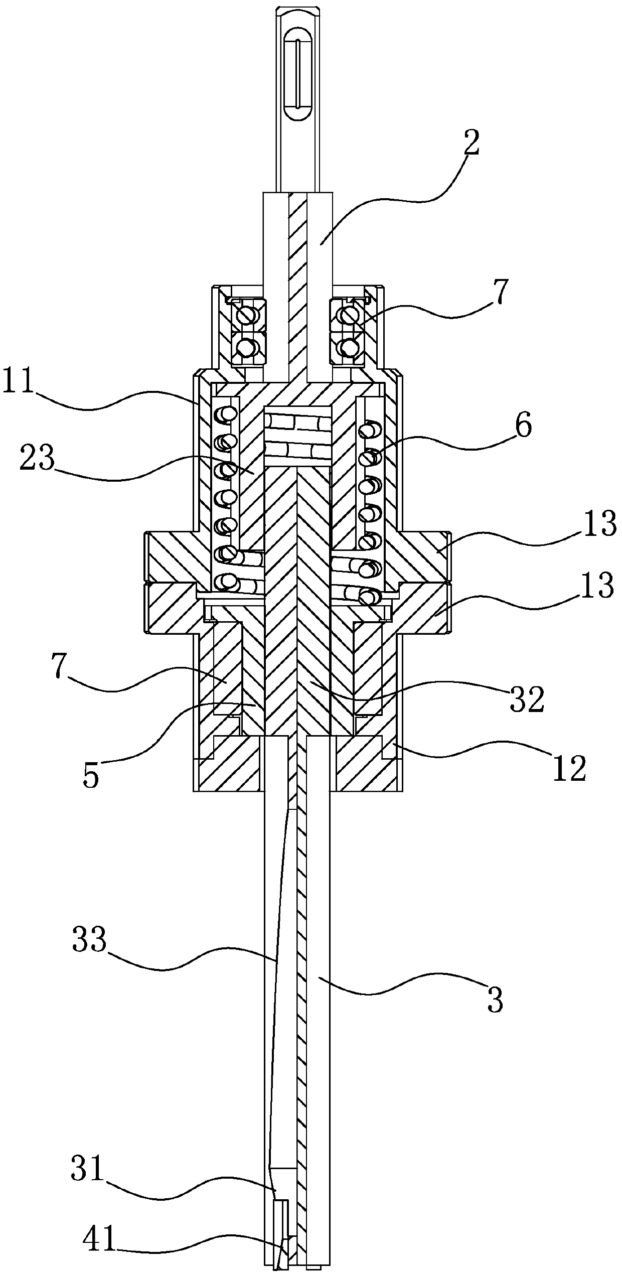 A bottom expansion drill bit