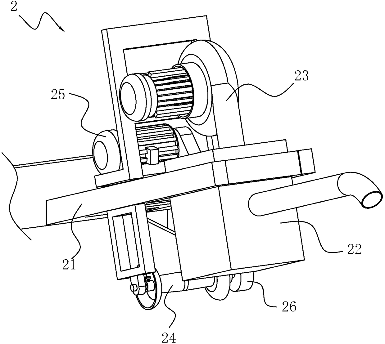 Continuous anti-pilling machine and anti-pilling production process